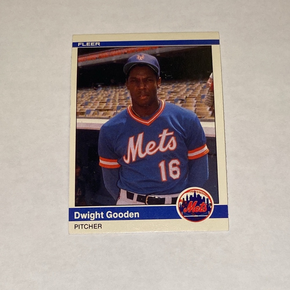 Dwight Gooden | 1984 Fleer Update Baseball Rookie Card | U-43 | AUTHENTIC.